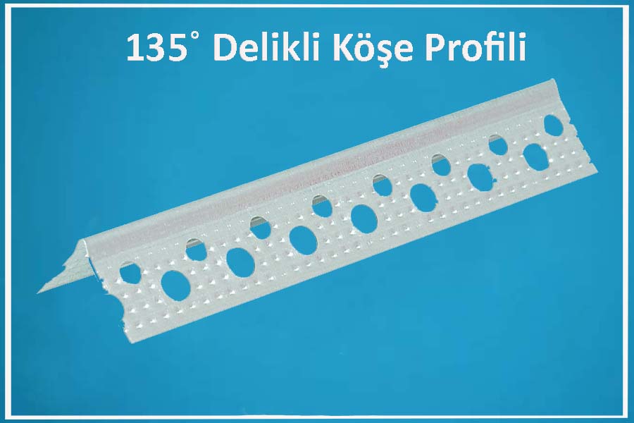 135˚ Delikli Köşe Profili